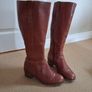 Reduced - Tan leather Ecco knee high boots Image 2
