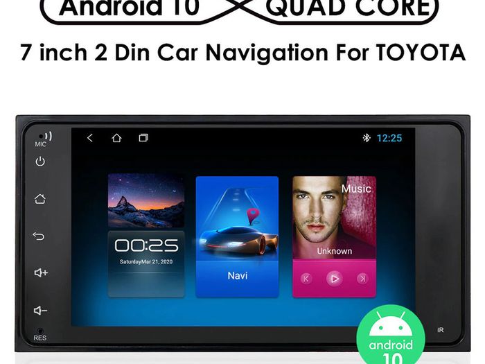 Android 10 2Din 2 Din Universal Car Multimedia Player Radio Stereo Mirror Link BT for Toyota VIOS CROWN CAMRY HIACE PREVIA COROLLA RAV4 RAV 4