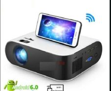 12000 Projector Smart LED HD 1080P Home Cinema With Airplay WiFi Built ANDROID