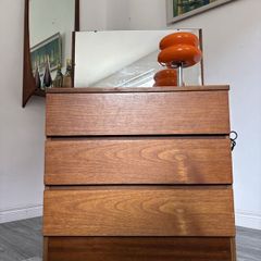 Vintage Retro Mid Century Teak Dressing Table