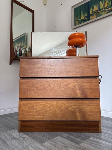 Vintage Retro Mid Century Teak Dressing Table