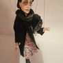 Sad-Eyed Lady Handmade Wooden Marionette Image 3