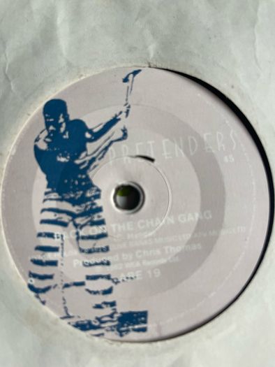The Pretenders. Back on the chain gang vinyl record single in vg+ condition