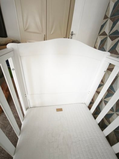Alexandra Mini Cot Bed in White
