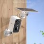 Solar Security Camera Outdoor Wireless with Color Night Vision, Battery CCTV Camera Systems, WiFi Outdoor Camera Home Security Camera, Sound Floodlight Alarm, Motion Detection Image 3