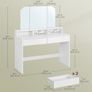 Dressing Table Makeup Vanity Desk Image 5