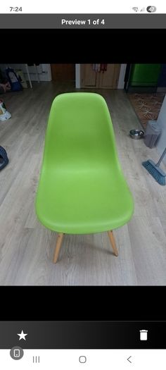 4 funky chairs, great condition, lightweight and durable.