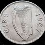 [#38] - Ireland 1967 | Irish 2s6d | Irish Half Crown | Horse | KM.16a Image 2