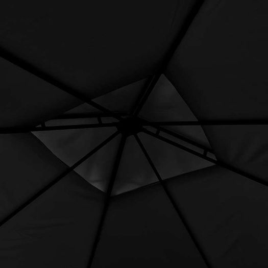 Gazebo with Double Extending Roofs 3x3x2.75 m Anthracite