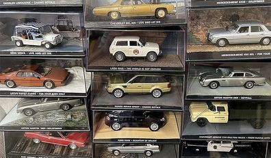 James Bond Eaglemoss Cars