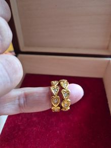 Vintage Hearts Irish Earrings