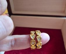 Vintage Hearts Irish Earrings