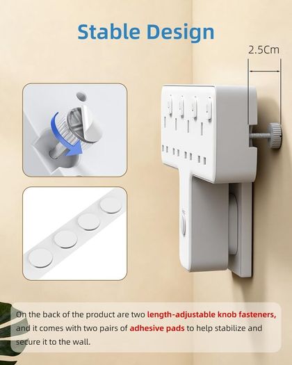 Multi Plug Adopter, Plug Extension with Independent Switches, 4 Way Plug Adapter UK Built-in Surge Protector, 4 in 1 Wall Socket Plug Extender with 180 Degree Rotation Button