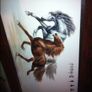 Hand Painting ceramic Horse picture Image 4