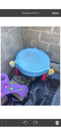 sand and water table