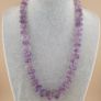 Beautiful Vintage Melon Shape Purple Ameythst Beads Necklace 22 inches Image 4