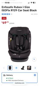 Enfasafe Rubex i-Size ISOFix R129 Car Seat Black