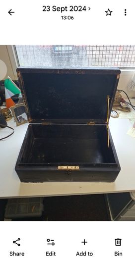 Genuine Crown Stamped dispatch box