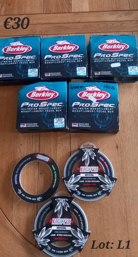 Fishing Lines/shock Ldrs.  Clearout Sale