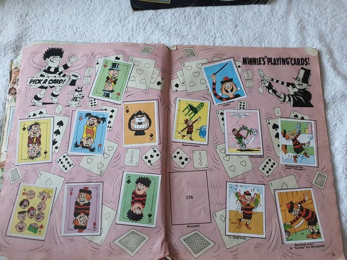 Beano Sticker Book 98% Full + Spare Book about 50% full