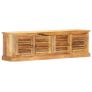 Storage Bench 128 cm Solid Mango Wood Image 10
