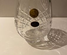Reduced Dublin Crystal 6 inch canister or vase