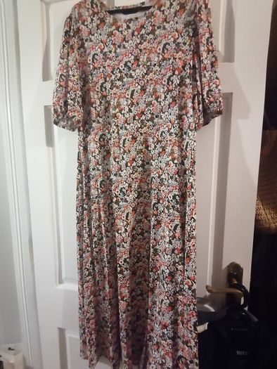 M&S jersey printed dress UK 14