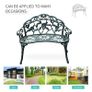 Garden Bench Cast Aluminium (LIMITED STOCK) Image 7