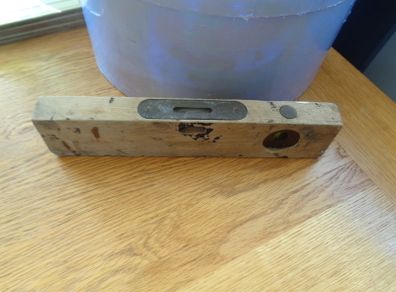 Vintage  Hand Made Carpenters Spirit level for Sale