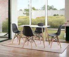 Nordic Dining Set 4 chairs Black . Perfect Gift