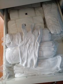 White gloves