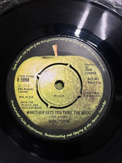 John Lennon  vinyl single Irish pressing