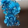Beautiful blue fascinator Image 6