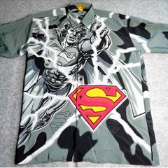 Superman Changes Short Sleeve Shirt Mens Size Medium -rare Retro Vintage 1990,s