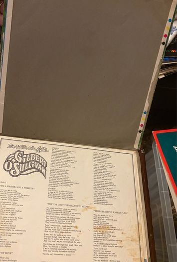 Gilbert O Sullivan Im A Writer Not A Fighter Original 1973 UK Vinyl