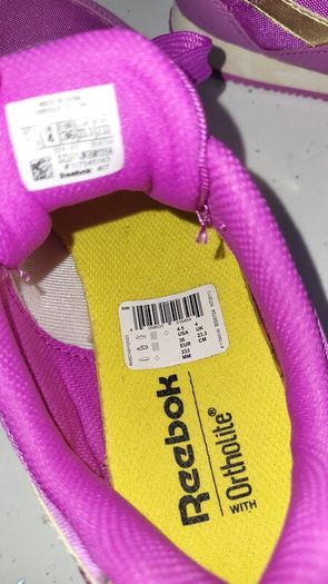 Reebok Classic Ortholite Royal Flag Purple and Gold Sz 4 UK - Bnwt Rrp 70