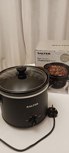 Salter Slow Cooker 3.5 litre with a chalkboard finish