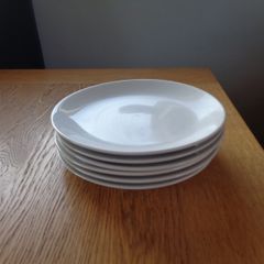 White Dinner Plates x 6 for Sale