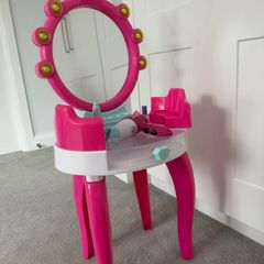 Make up station, table and chair, vanity set, girl