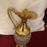 Vintage Crystal Claret Jug Image 3