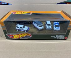 Hot Wheels Premium Rally Legends 4 Pack Hot Wheels Damaged Box