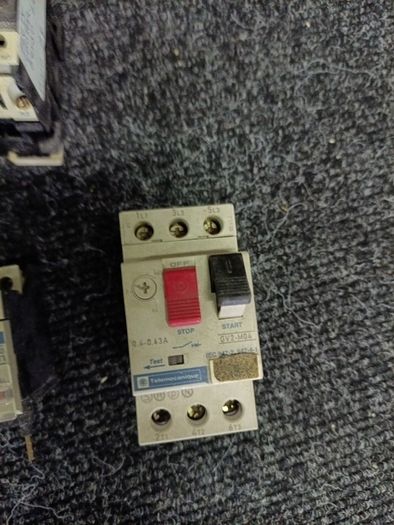 Various MCC and protection devices RCD MCB