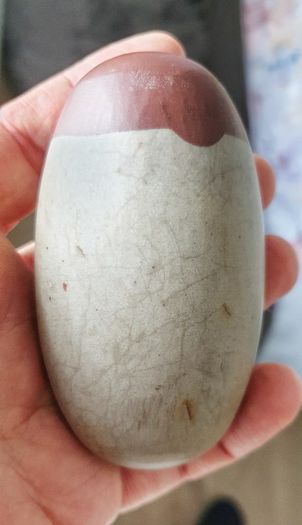 SHIVA LINGAM Real Shiva Lingam, Healing Stone for fertility 437g 95mm