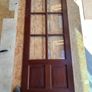 Solid Mahogany Doors w/ Bevelled Glass and Frames Image 2