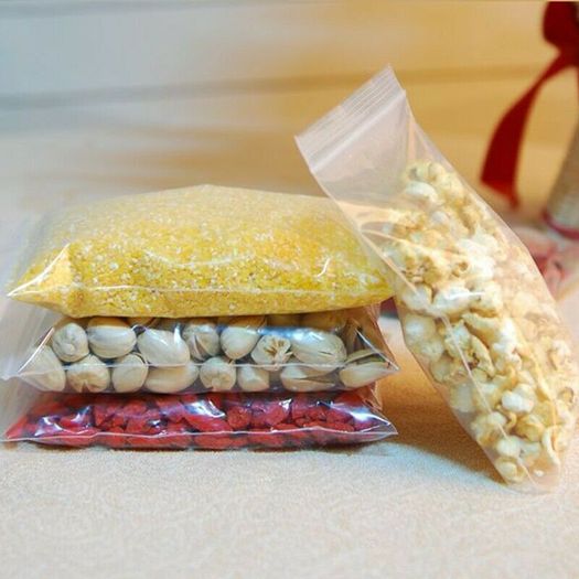 100 bags Resealable Zip Lock bags 10x15 cm clear plastic reusable durable new