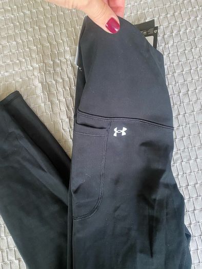 Under Armour UA Motion Ultra High-Rise Leggings in black, size medium.