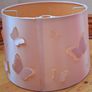 Pink butterfly lampshade Image 2