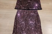 Sequin skirt and top size S/10