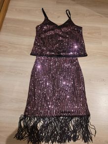 Sequin skirt and top size S/10