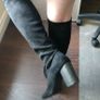 Faith knee-high suedette boots Image 3